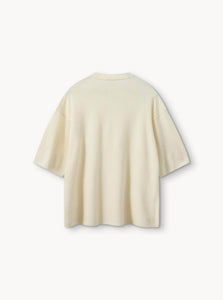 The Garment Knitwear Como Oversized Tee Shop The Garment's Como Oversized Tee in Cream
