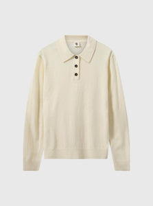 The Garment Knitwear Como Polo Shop The Garment's Tanzania Dress White