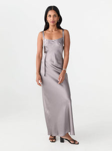 The Garment Maxi Dress Catania Dress Shop The Garment's Catania Dress in Smoke Grey
