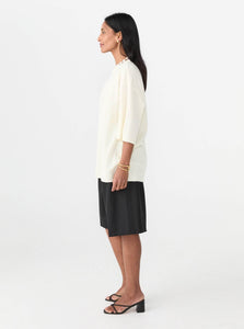 The Garment Sweater Como Oversized Tee Shop The Garment's Como Oversized Tee in Cream