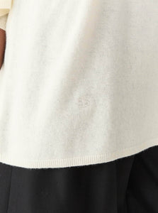 The Garment Sweater Como Oversized Tee Shop The Garment's Como Oversized Tee in Cream