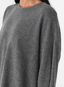 The Garment Sweater Como Oversized Tee Shop The Garment's Como Oversized Tee in Grey Melange