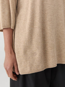 The Garment Sweater Como Oversized Tee Shop The Garment's Como Oversized Tee in Tan