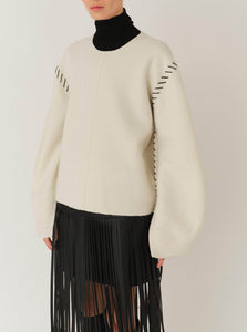 The Garment Sweater Oslo Sweater Shop The Garment's Oslo Sweater in Cream