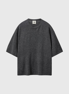 The Garment T-shirt Como Oversized Tee Shop The Garment's Como Oversized Tee in Grey Melange