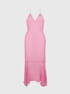 Van Der Kooij Midi Dress 0 Camellia Triangle Midi Dress Van Der Kooij Camellia Triangle Midi Dress Pink