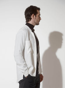 A.BCH Shirt Unisex Button Up Linen Shirt