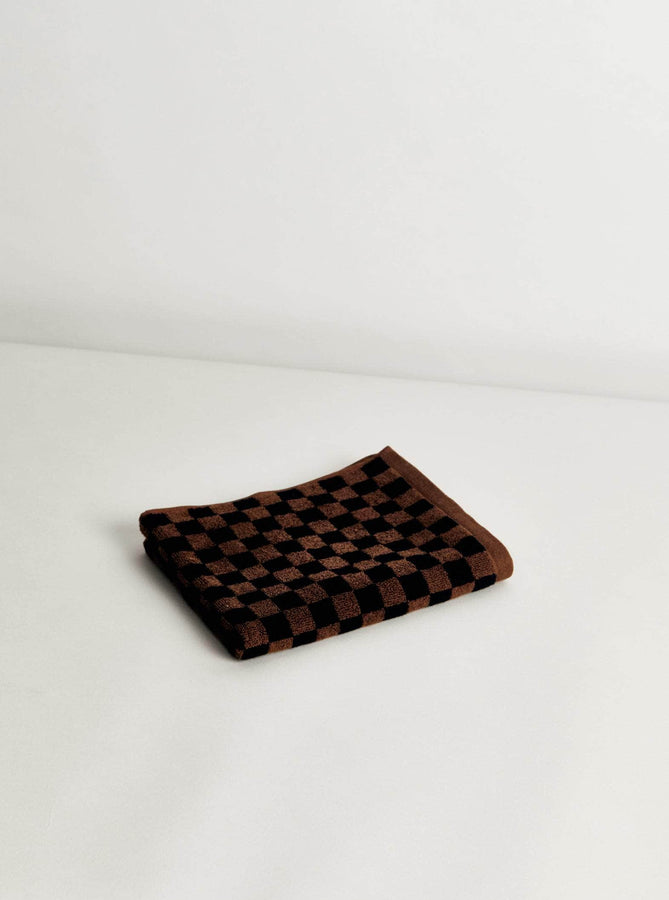 Josephine Hand Towel in Tabac Noir, Baina, Covet + Lou