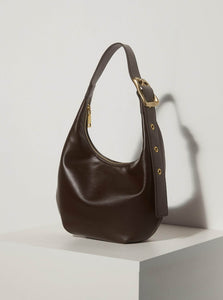Brie Leon Handbag Everyday Croissant Bag Brie Leon Everyday Croissant Bag Chocolate Brown