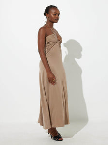 Del Villar Maxi Dress Luna Dress Del Villar Luna Dress Nutmeg Nutmeg