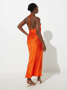 Del Villar Maxi Dress Orbital Dress Del Villar Orbital Dress Orange