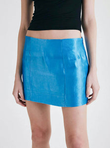 Del Villar Mini Skirt Meneo Mini Skirt Del Villar Meneo Mini Skirt - Cyan Blue