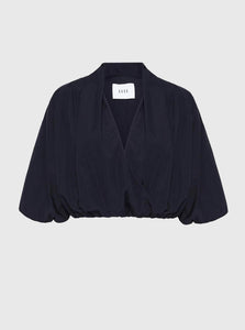 Esse Studios Blouse Collected Cross Front Blouse Esse Studios Collected Cross Front Blouse French Navy