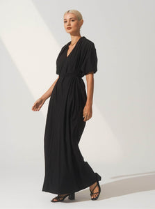 Esse Studios Maxi Dress Collected Short Sleeve Dress