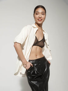 Esse Studios Shirt Collected Short Sleeve Shirt Esse Studios Collected Short Sleeve Shirt Crema