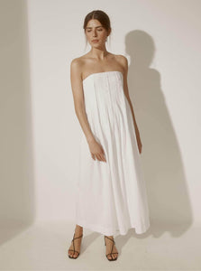 Fredric Midi Dress White / 6 AU Bella Midi Dress