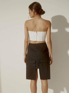 Fredric Tops White / 8 AU Van Bodice
