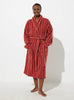 In Bed Bathrobe Small Organic Cotton Terry Bathrobe In Bed Organic Cotton Terry Bathrobe in Oxblood & Peach