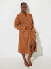 In Bed Bathrobe Small Organic Cotton Terry Bathrobe In Bed Organic Cotton Terry Bathrobe in Toffee