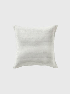 In Bed Pillow Case Set European 100% Linen Pillowslip set IN BED 100% Linen Pillowslip set (of two) in Pinstripe Navy