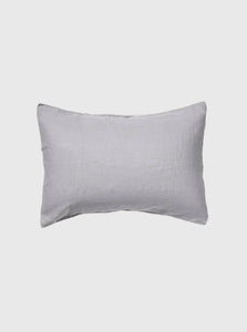 In Bed Pillow Case Set Standard 100% Linen Pillowslip Set IN BED 100% Linen Pillowslip Set (of two) in Cool Grey