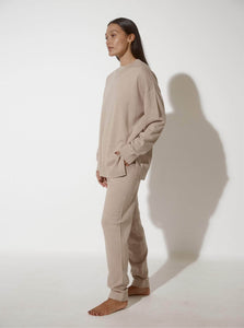 JH Lounge Trackpants Slim Track Pant JH Lounge Slim Track Pant Biscuit Marle