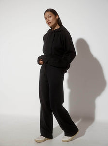 JH Lounge Trackpants Wide Track Pant JH Lounge Wide Track Pant Black