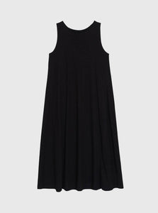 Kowtow Midi Dress Tank Swing Dress Kowtow Tank Swing Dress Black