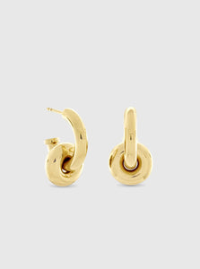 Monarc Jewellery Earrings Hermione Hoop Earrings Gold Vermeil Monarc Jewellery Hermione Hoop Earrings Gold Vermeil