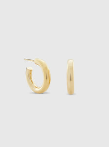 Monarc Jewellery Earrings Little Chubbies Hoops Gold Vermeil Monarc Jewellery Little Chubbies Hoops Gold Vermeil