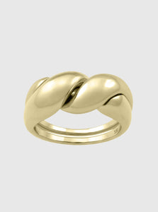 Monarc Jewellery K Puzzle Ring 9k Yellow Gold Monarc Jewellery The Puzzle Ring 9k Yellow Gold