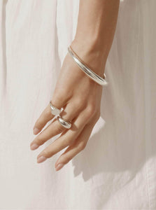 Monarc Jewellery Signet Rings Tondo Signet Ring Sterling Silver