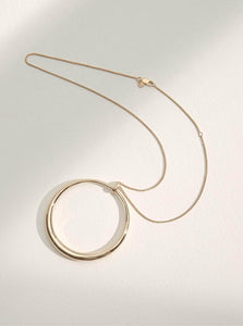 Monarc Jewellery Statement Necklace Ovo Necklace Gold Vermeil