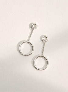 Monarc Jewellery X Lucie Hoop Earrings Silver Anita 2-in-1 Earrings Sterling Silver