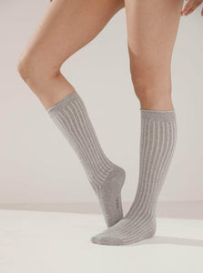 NICO Socks One Size Recycled Cotton Long Socks 3 Pack NICO Recycled Cotton Long Socks 3 Pack Grey Marle