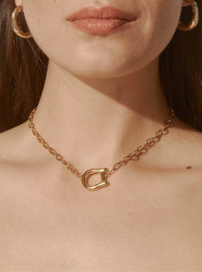 Released From Love Pendant Necklace Horseshoe Choker
