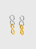Released From Love Statement Earrings Classic Link Earrings 001 Released from Love Classic Link Earrings 001 Two Tone