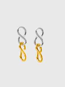 Released From Love Statement Earrings Classic Link Earrings 001 Released from Love Classic Link Earrings 001 Two Tone