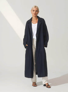UNIKSPACE Coats Victor Linen Coat