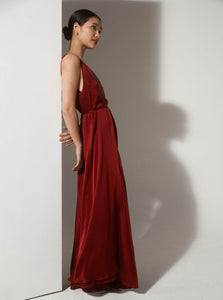 UNIKSPACE Maxi Dress Venus Dress RIISE x UNIKSPACE Venus Dress Burgundy