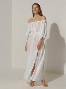 UNIKSPACE Maxi Dress White / 0/1 Valdis Dress