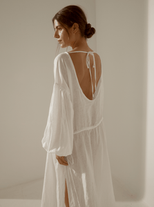 UNIKSPACE Maxi Dress White / 0 Kaspara Dress