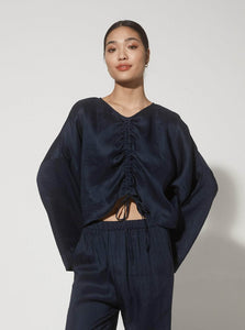 UNIKSPACE Tops One Size Ling Top RIISE x UNIKSPACE Ling Top Navy